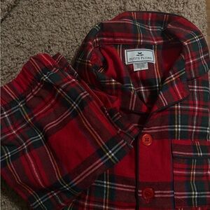 Petite Plume Red Plaid Kids Pajama Set